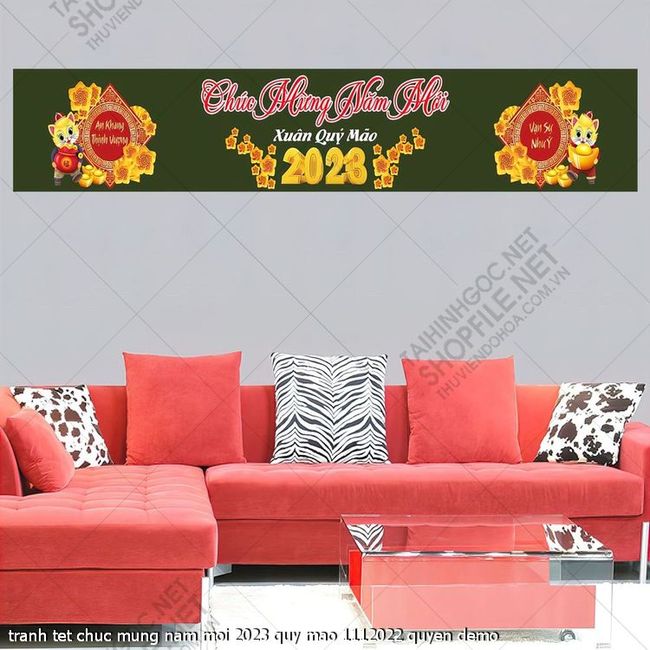 tranh tet chuc mung nam moi 2023 quy mao 1112022 quyen